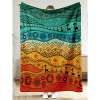 Koc Safari 150x200 cm – Miękki Koc Dekoracyjny Premium (Narzuta)