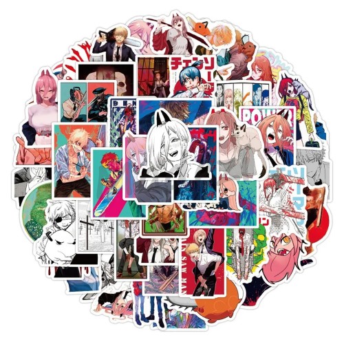 Naklejki Chainsaw Man MANGA ANIME MIX