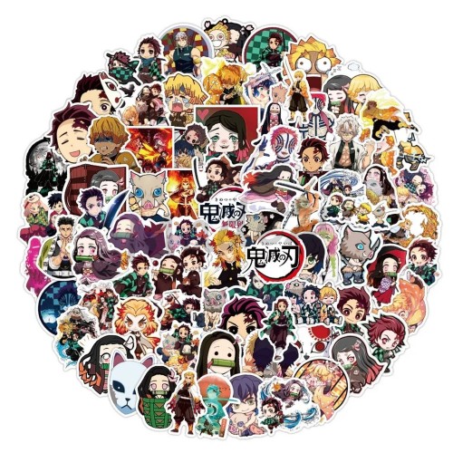 Naklejki Kimetsu no Yaiba / Demon Slayer 2 ANIME MIX
