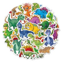 DINOZAURY DINO Naklejki na walizkę STICKER MIX