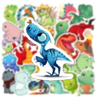 DINOZAURY V3 DINO Naklejki na walizkę STICKER MIX