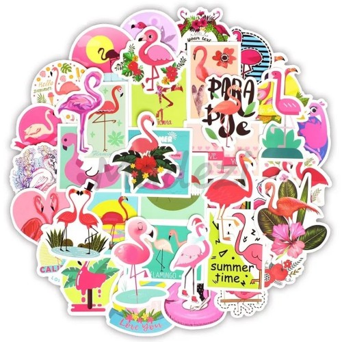 Naklejki Flamingi Flaming WLEPY STICKER MIX Naklejki Flamingi Flaming WLEPY STICKER MIX