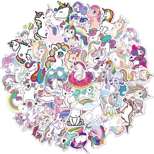 Naklejki Jednorożec UNICORN WLEPY STICKER MIX Naklejki Jednorożec UNICORN WLEPY STICKER MIX
