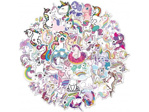 Naklejki Jednorożec UNICORN WLEPY STICKER MIX