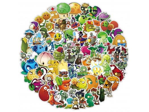 Naklejki Plants VS Zombies STICKER MIX