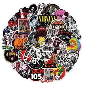 Rock 'n' Roll Rock Metal Naklejki STICKER MIX