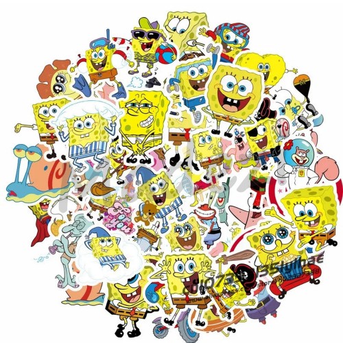 Naklejki SpongeBob Kanciastoporty ANIMACJA MIX Naklejki SpongeBob Kanciastoporty ANIMACJA MIX