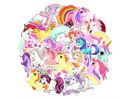 Naklejki Jednorożki UNICORNS WLEPY STICKER MIX